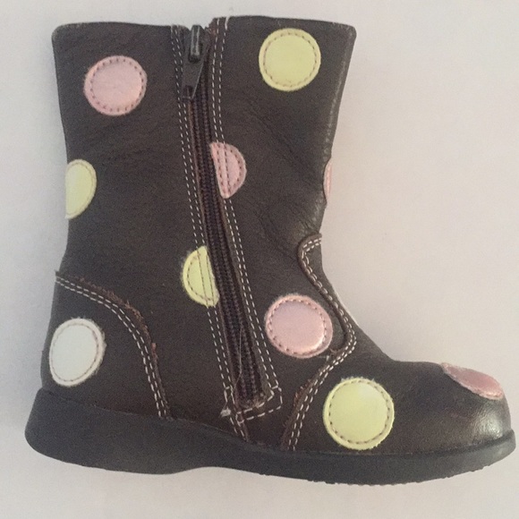 Pediped GUC chocolate brown boots size US 6-6.5 - Picture 5 of 12